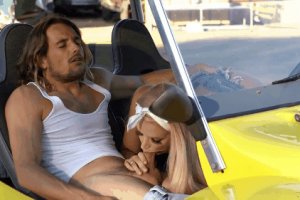 1 Teens having fun in the car